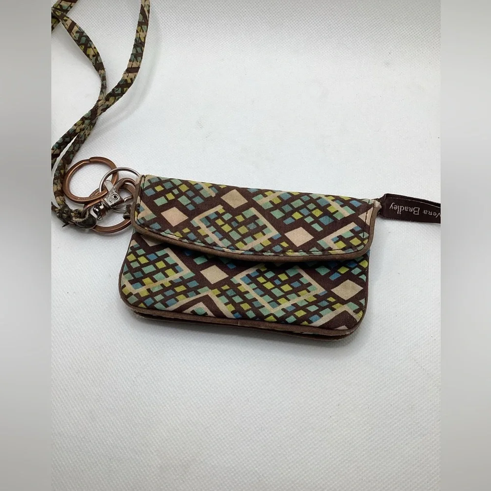 Vera Bradley. 2 wristlets/ID case. Rain Forest and Romantic Paisley print - Picture 7 of 16
